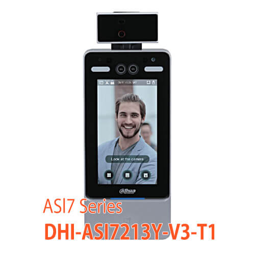 顔認証/人体検温アクセスコントローラー DHI-ASI7213Y-V3-T1