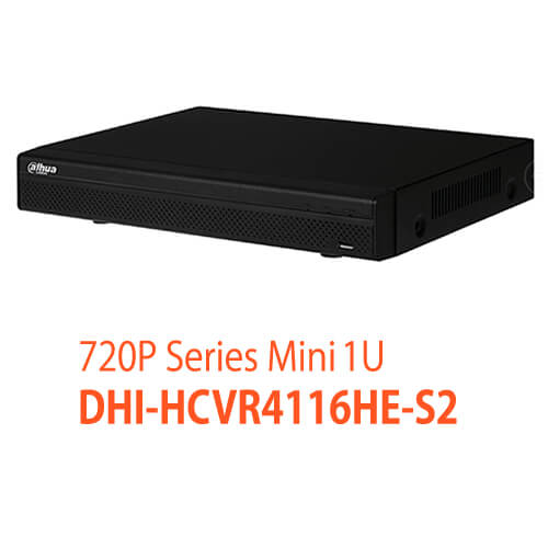 16ch HD-LIte ミニトライブリッド（HDCVI & アナログ & IP 1U） DHI-HCVR4116HE-S2