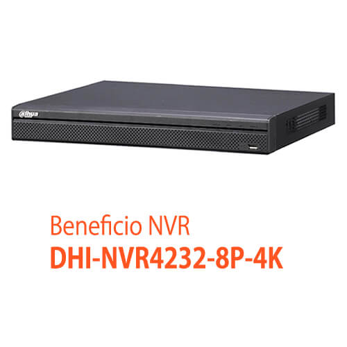 32ch 1U 8POE 4K & H.265 ネットワークビデオレコーダー 	DHI-NVR4232-8P-4K