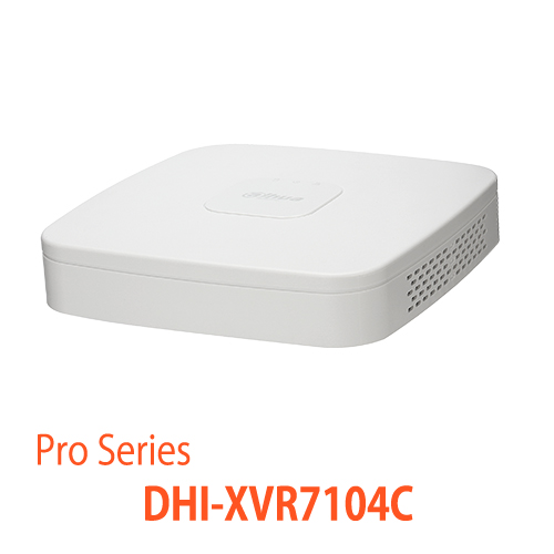 4チャンネル フルHD Smart 1U  ペンタブリッド デジタルビデオレコーダー  DHI-XVR7104C