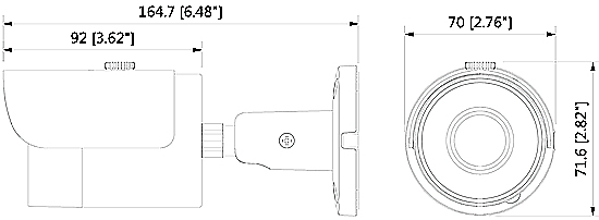 外形寸法図 DH-HAC-HFW1000SN-0280B