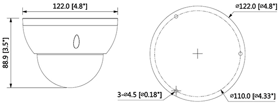 外形寸法図 DH-IPC-HDBW5231RN-Z