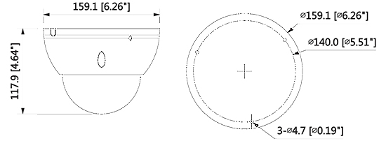 外形寸法図 DH-IPC-HDBW81230EN-Z