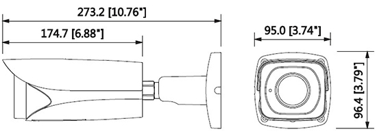外形寸法図 DH-IPC-HFW81230EN-Z