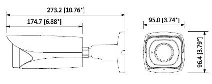 外形寸法図 DH-IPC-HFW8232EN-Z