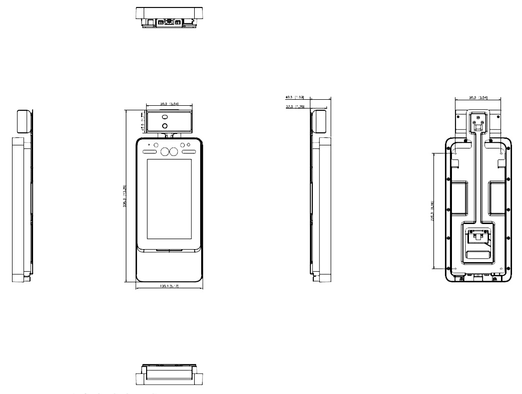 外形寸法図 DHI-ASl7213Y-V3-T1